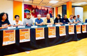 ep archivo   representantes de los sindicatos convocantes de la manifestacion en apoyo a las 6 de la