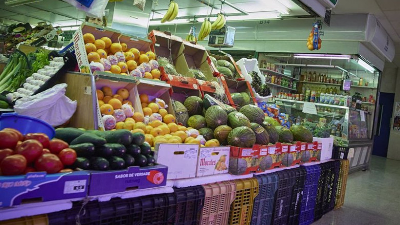 ep archivo un estante de hortalizas y frutas en el mercado municipal ep archivo un estante de hortalizas y frutas en el mercado municipal