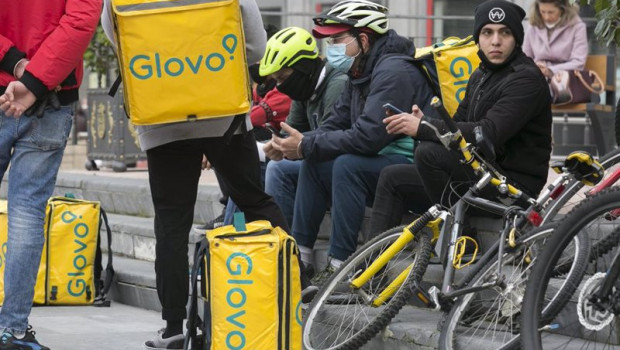 ep archivo   varios repartidores de glovo