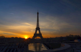 ep atardecer en la torre eiffel
