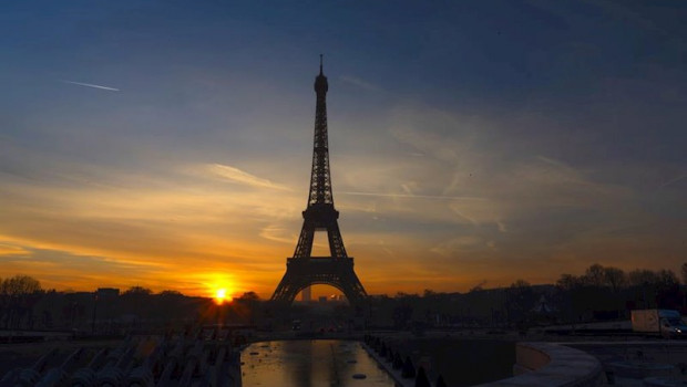 ep atardecer en la torre eiffel