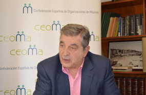 ep el presidente de la confederacion espanola de organizaciones de mayores ceoma juan manuel