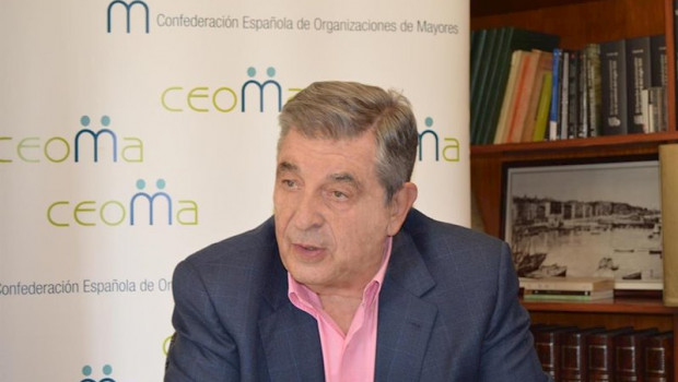 ep el presidente de la confederacion espanola de organizaciones de mayores ceoma juan manuel