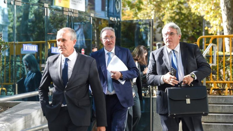 ep el presidente de sidenor jose antonio jainaga c al salir de declarar junto a otros dos altos