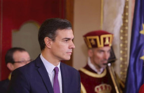 ep el presidente del gobierno en funciones pedro sanchez asiste al acto de conmemoracion del dia de