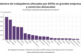 ep ertes en grandes empresas y comercios destacados elaboracion propia