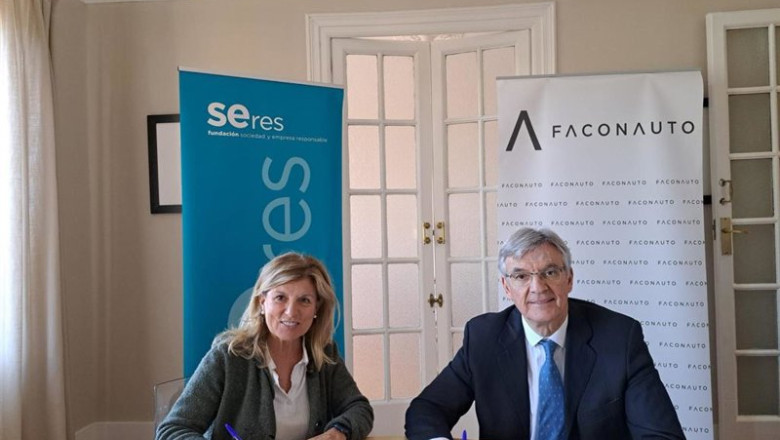 Firma de Fundación SERES y Faconauto | FUNDACIÓN SERES Y FACONAUTO ep firma de fundacion seres y faconauto