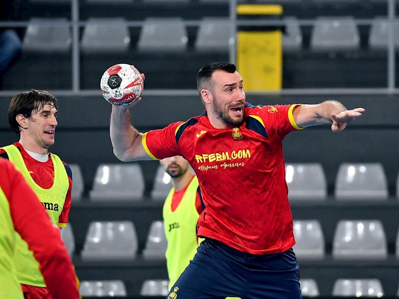 ep gedeon guardiola con la seleccion espanola de balonmano