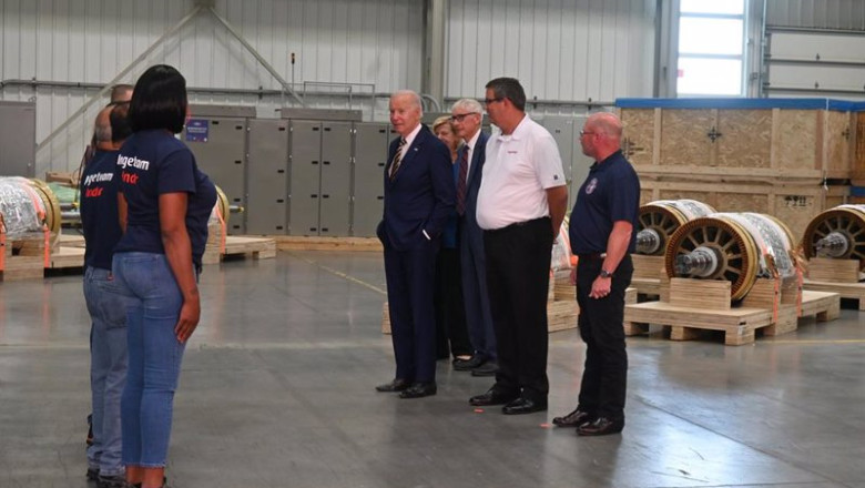 ep joe biden visita la planta de ingeteam en wisconsin eeuu ep joe biden visita la planta de ingeteam en wisconsin eeuu