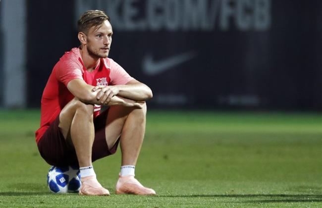 El jugador del FC Barcelona Ivan Rakitic en un entrenamiento | FCB ep jugadorfc barcelona ivan rakiticun entrenamiento