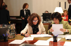 ep la ministra de hacienda en funciones maria jesus montero izq se acredita como diputada en el