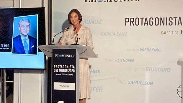 ep la ministra de industria comercio y turismo reyes maroto en la entrega del premio protagonista