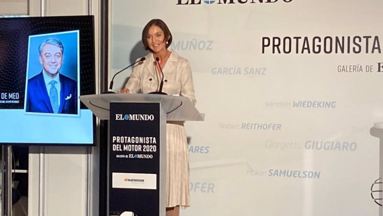 La ministra de Industria, Comercio y Turismo, Reyes Maroto, en la entrega del Premio Protagonista del Motor 2020 | EUROPA PRESS ep la ministra de industria comercio y turismo reyes maroto en la entrega del premio protagonista