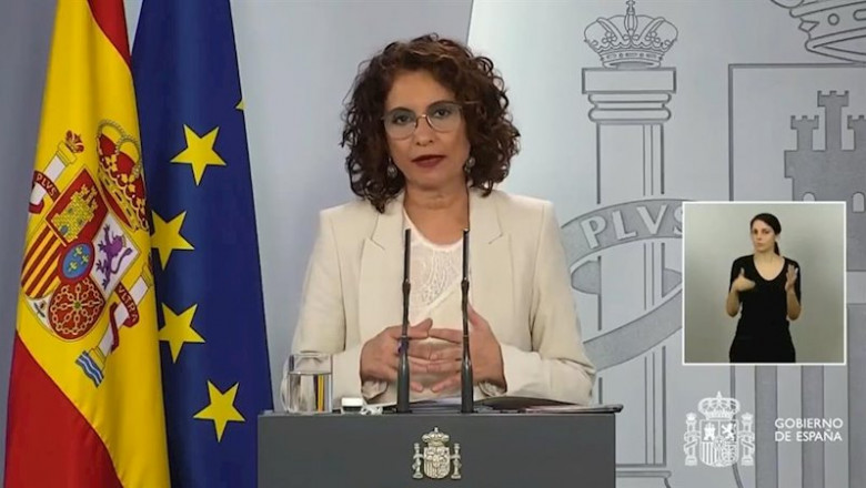 ep la portavoz del gobierno y ministra de hacienda maria jesus montero