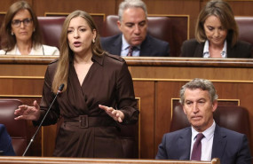ep la portavoz del pp en el congreso ester munoz interviene durante una sesion de control al