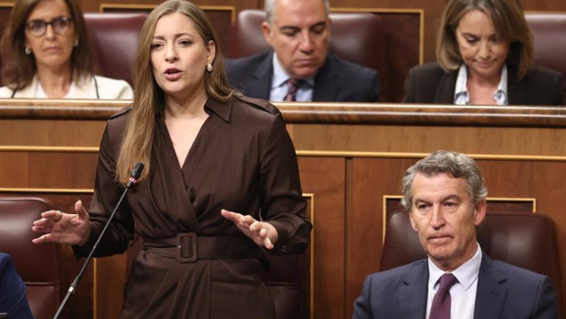 ep la portavoz del pp en el congreso ester munoz interviene durante una sesion de control al ep la portavoz del pp en el congreso ester munoz interviene durante una sesion de control al