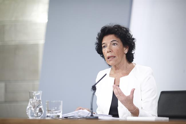 La portavoz del gobierno, Isabel Celaá, comparece después del Consejo de Ministr | Eduardo Parra - Europa Press ep la portavozgobierno isabel celaa comparece despuesconsejoministr