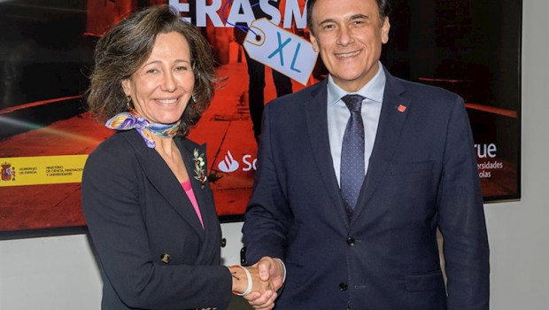 ep la presidenta de banco santander y universia ana botin y el presidente de la conferencia de