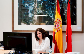 ep la presidenta de la comunidad de madrid isabel diaz ayuso en su despacho de la real casa de