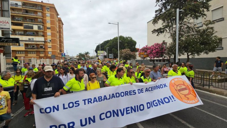 ep los trabajadores de la planta gaditana de acerinox vuelven a las calles por el bloqueo del nuevo ep los trabajadores de la planta gaditana de acerinox vuelven a las calles por el bloqueo del nuevo