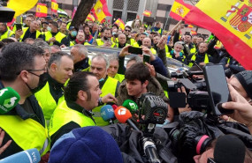 ep manuel hernandez presidente de la plataforma para la defensa del sector del transporte en la