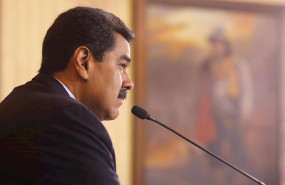 ep nicolas maduro en una rueda de prensa en caracas