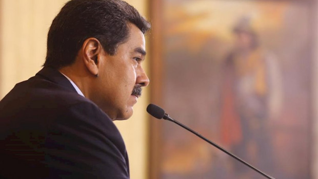 ep nicolas maduro en una rueda de prensa en caracas