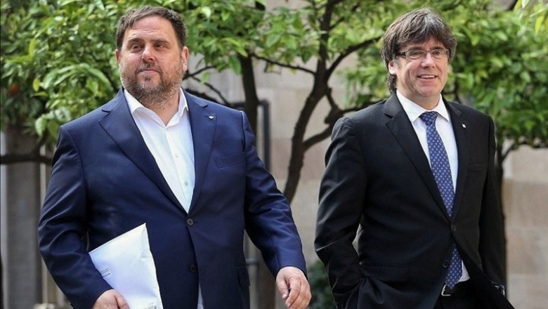 Oriol Junqueras y Carles Puigdemont | @KRLS - Archivo ep oriol junquerascarles puigdemont 20190509074602