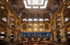 ep paneles del ibex 35 en el palacio de la bolsa a 23 de mayo de 2023 en madrid espana 20230601182504