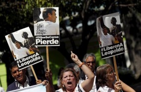 ep supporters of jailed opposition leader leopoldo lopez