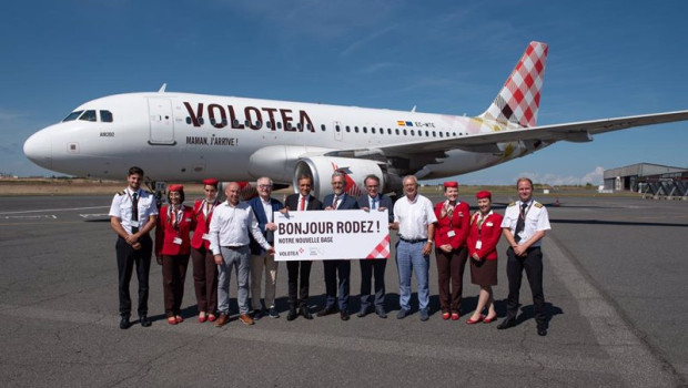 ep volotea inaugura este lunes su decima base en el aeropuerto frances de rodez aveyron desde donde