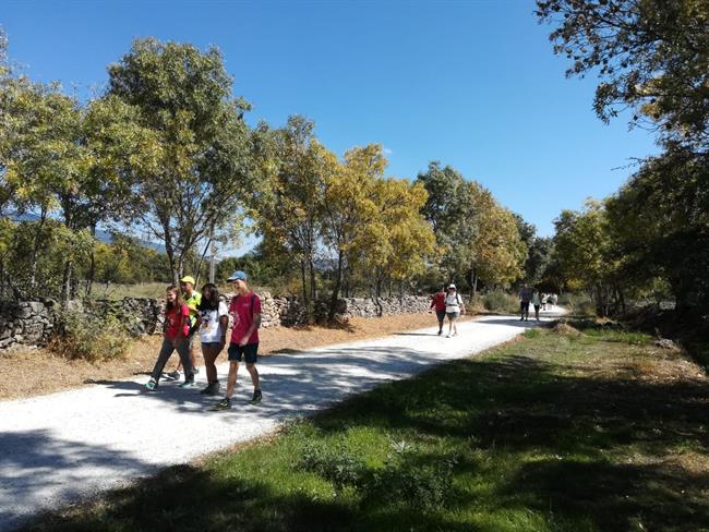 Voluntarios de Mutua Madrileña comparten una jornada de senderismo con personas | MUTUA MADRILEÑA ep voluntariosmutua madrilena compartenjornadasenderismopersonas