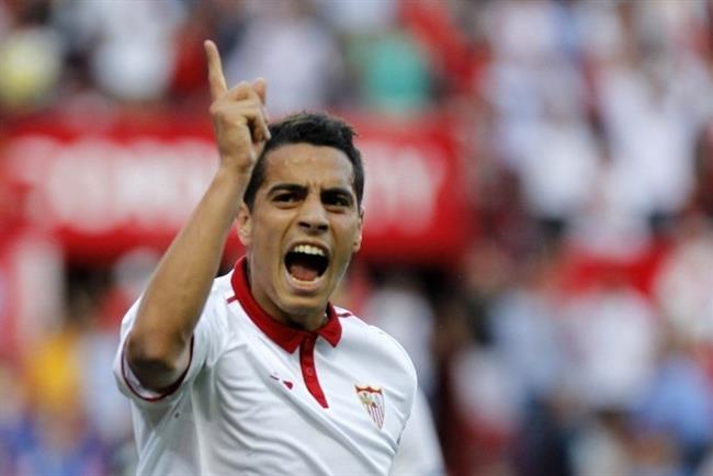 Wissam Ben Yedder celebra un gol con el Sevilla | LALIGA ep wissam ben yedder celebragolsevilla