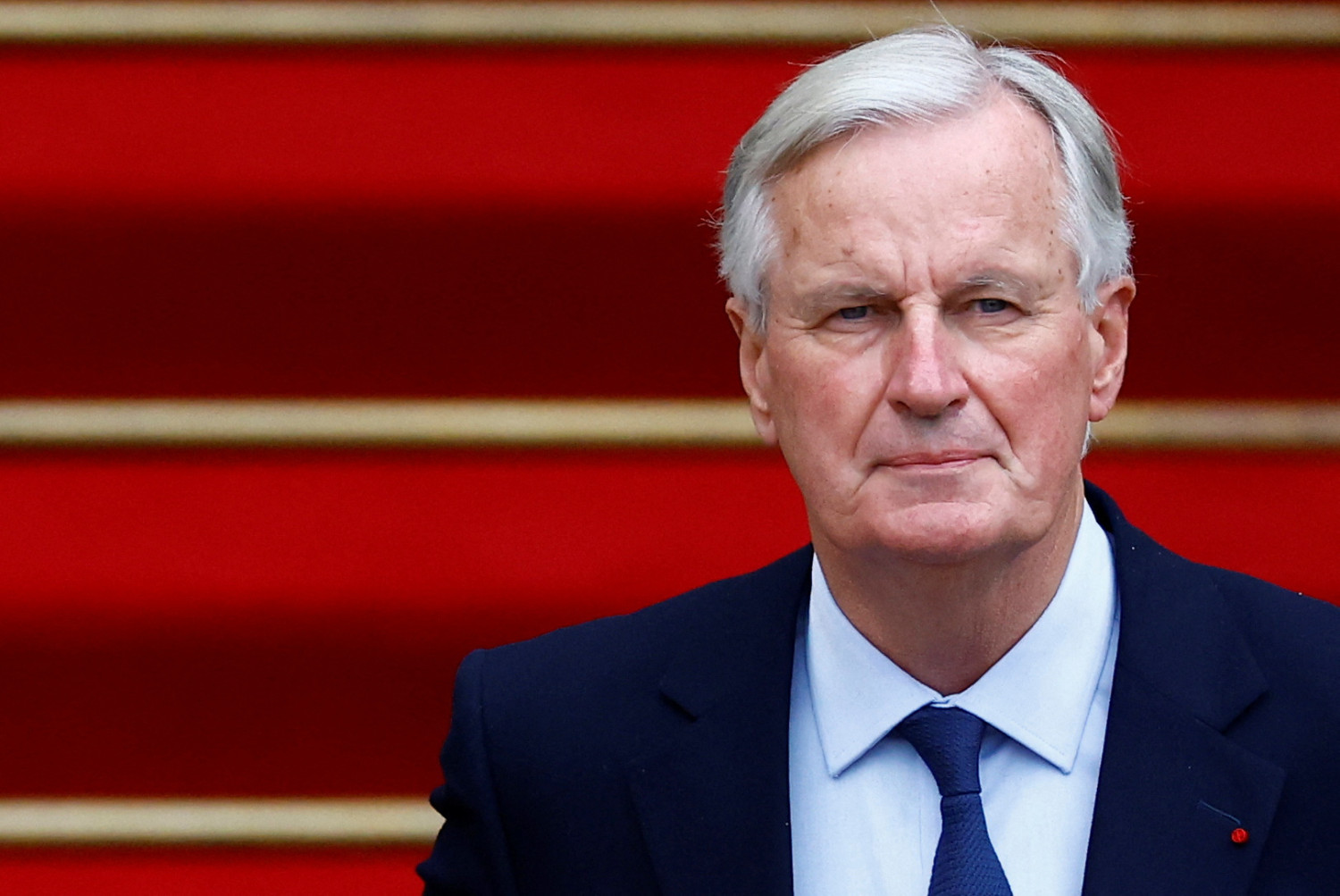 ceremonie de passation de pouvoirs pour le nouveau premier ministre francais michel barnier a paris 20240922204714 