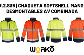 chaqueta softshell alta visibilidad av chaqueta softshell alta visibilidad av