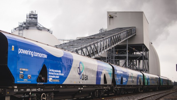 drax biomass train