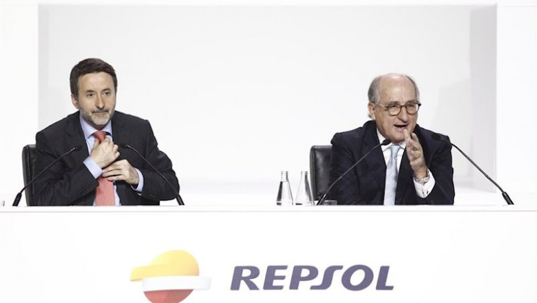 Antonio Brufau y Josu Jon Imaz en la Junta de Accionistas de Repsol | EUROPA PRESS - Archivo ep antonio brufau y josu jon imaz en la junta de accionistas de repsol