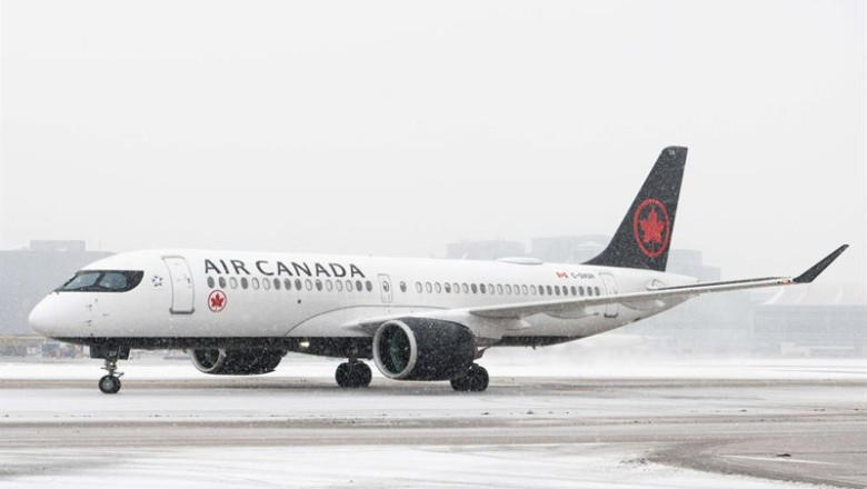 Archivo - Avión Airbus A220 de Air Canada. | AIRBUS - Archivo ep archivo avion airbus a220 de air canada
