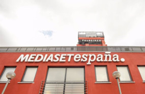 ep archivo cartel de mediaset espana en la sede de telecinco ep archivo cartel de mediaset espana en la sede de telecinco