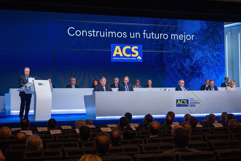 ACS gana 668 millones en 2022, con un Ebitda de 1.747 millones de euros
