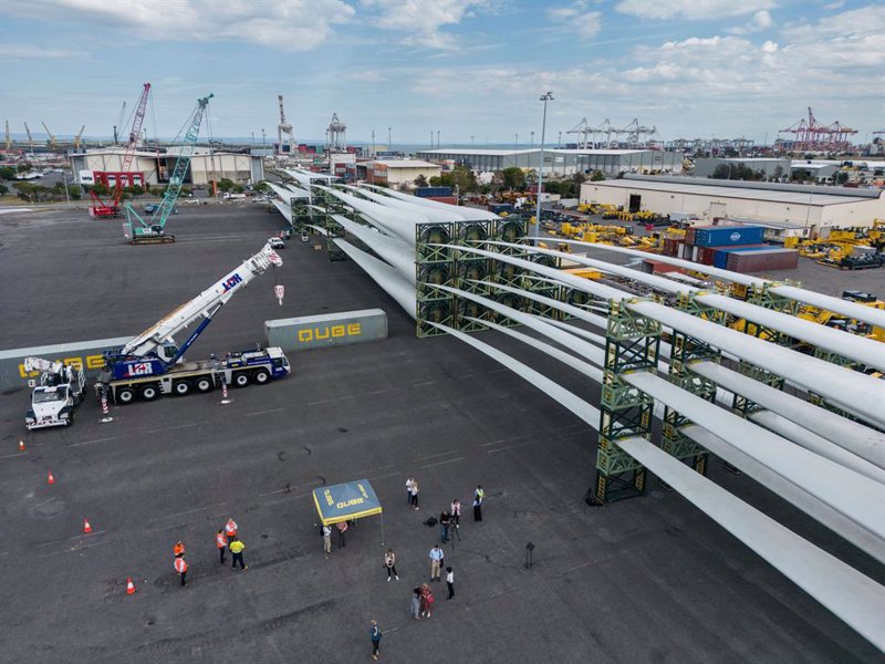 Acciona construirá en Navarra una planta de reciclado de palas eólicas