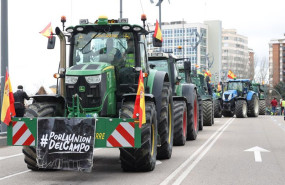 ep archivo   varios tractores durante una nueva jornada de protestas de agricultores y ganaderos a
