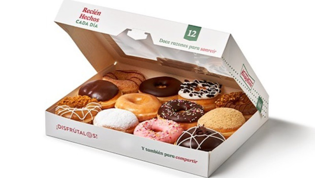 ep caja con rosquillas de krispy kreme