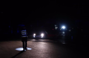 ep calles sin electricidad durante el apagon en coruna a 28 de abril de 2025 en a coruna galicia