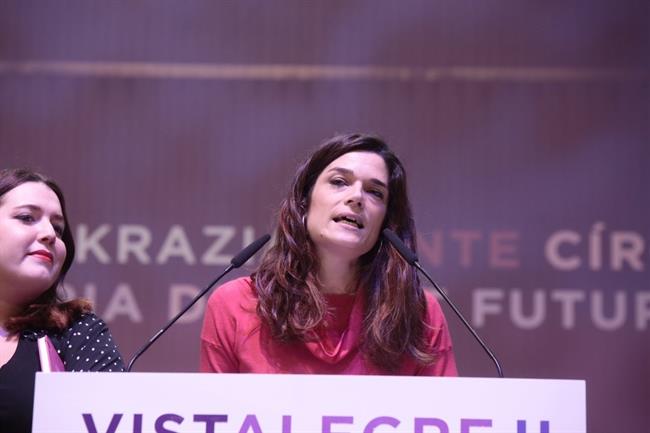 Clara Serra y Ángela Rodríguez en el congreso de Vistalegre de Podemos | DANI GAGO/PODEMOS ep clara serra y angela rodriguezcongresovistalegrepodemos