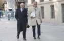 ep el expresidente del bbva francisco gonzalez izq a su llegada a la audiencia nacional junto a su