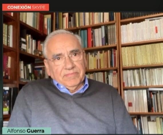 ep el exvicepresidente del gobierno y el diputado nacional del psoe por sevilla alfonso guerra