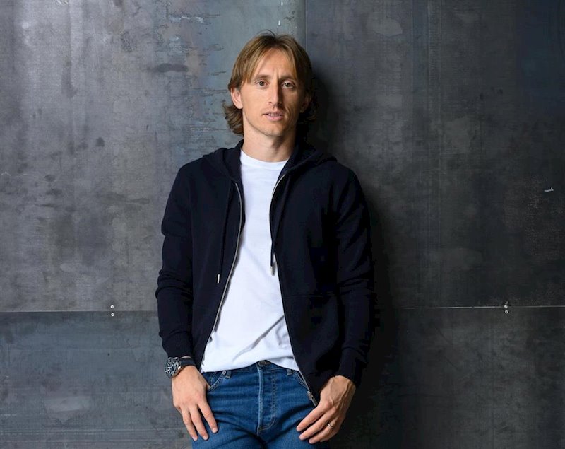 ep el jugador croata del real madrid luka modric