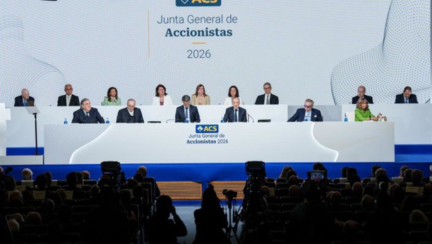 ep el presidente de acs florentino perez 1 fila 3d y el consejero delegado juan santamaria cases 1