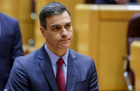 ep el presidente del gobierno pedro sanchez durante su primera sesion de control en el senado en